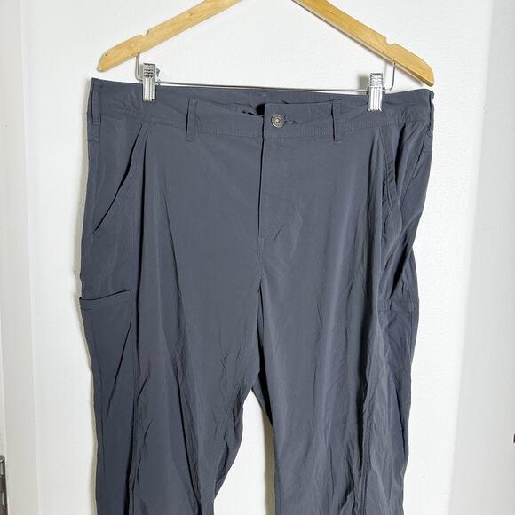 ExOfficio Women's Nomad Pants Hiking Dark Gray sz 16 - Picture 2 of 4
